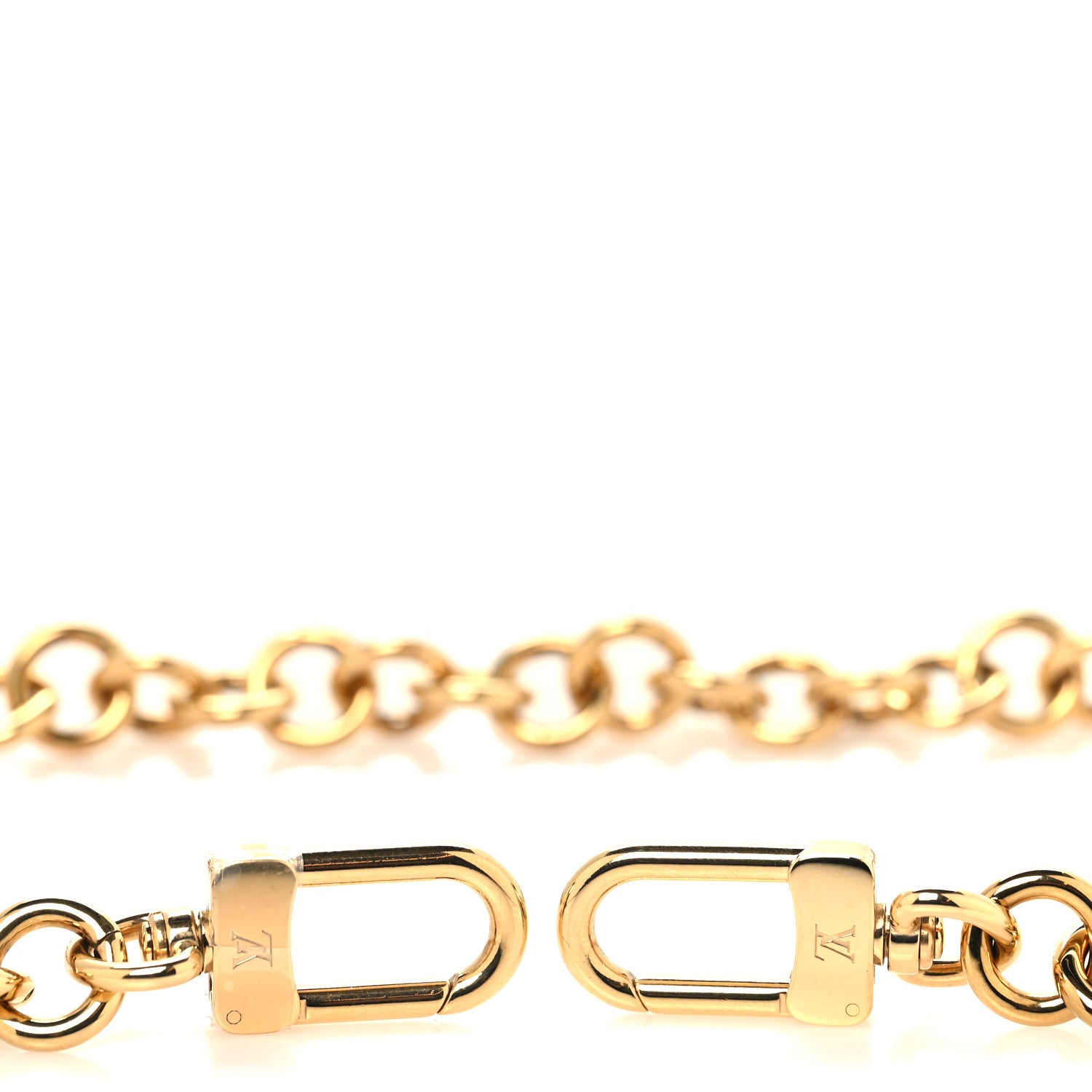 Louis Vuitton Metal Chain Shoulder Strap Gold 3 of 4