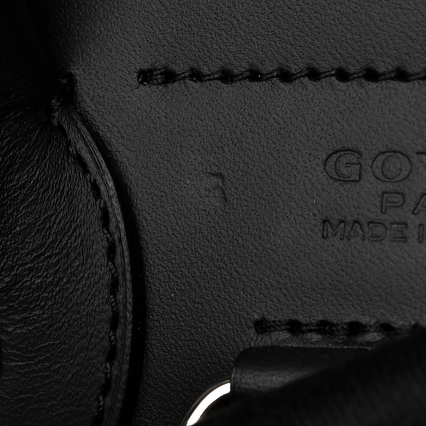 Goyardine Calfskin Alpin MM Backpack Black
