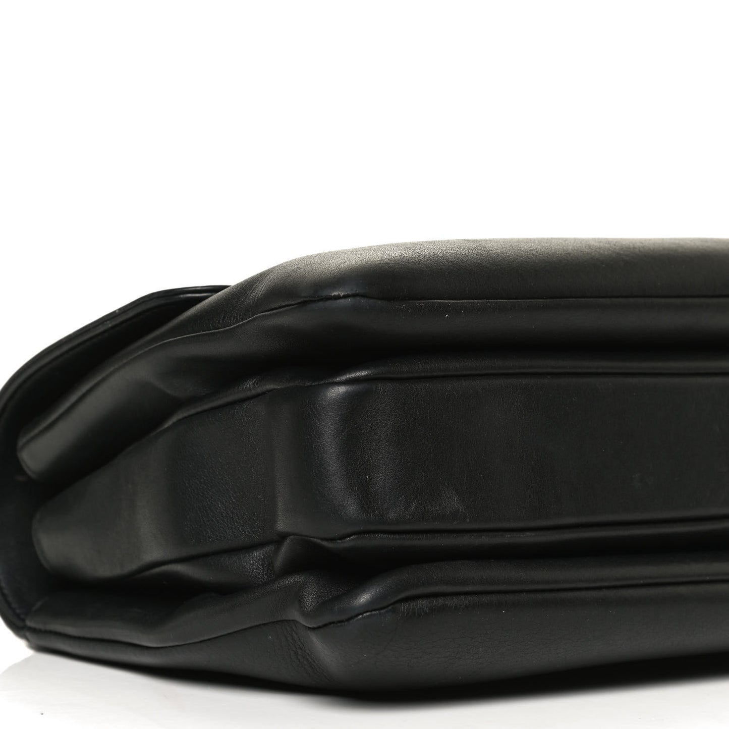 Calfskin Medium Trendy CC Dual Handle Flap Bag Black