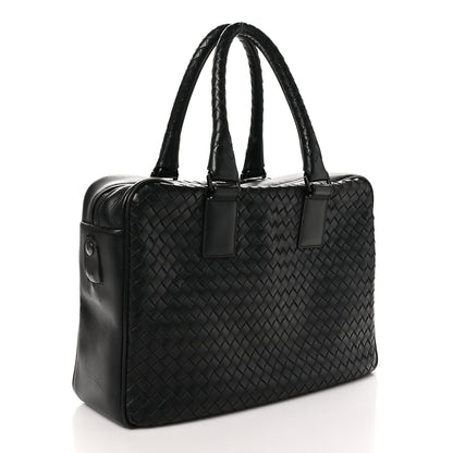 Bottega Veneta Nappa Intrecciato Briefcase Tote Black 3 of 11