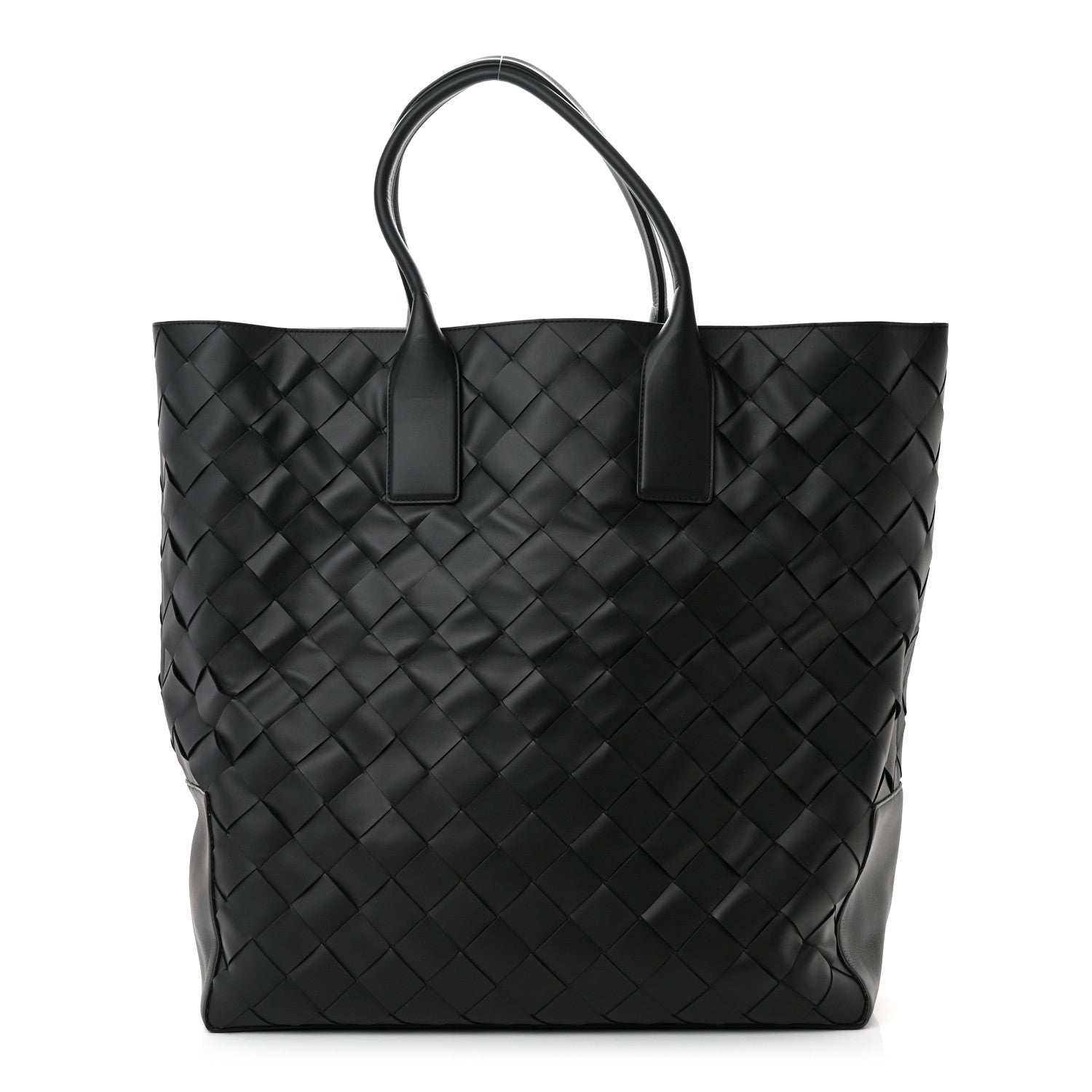 Bottega Veneta Nappa Intrecciato Shopping Tote Black 3 of 11