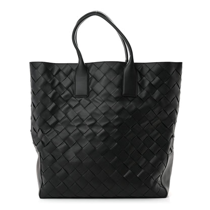 Bottega Veneta Nappa Intrecciato Shopping Tote Black 3 of 11