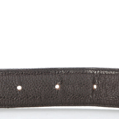 Chanel Caviar Chain Belt 65 26 Dark Brown 5 of 5