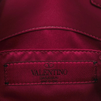 Valentino Garavani Vitello Mini Rockstud Crossbody Saddle Bag Scarlet 7 of 9