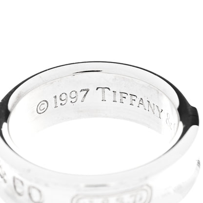 Tiffany Sterling Silver 1837 Band Ring 54 6.75 4 of 5