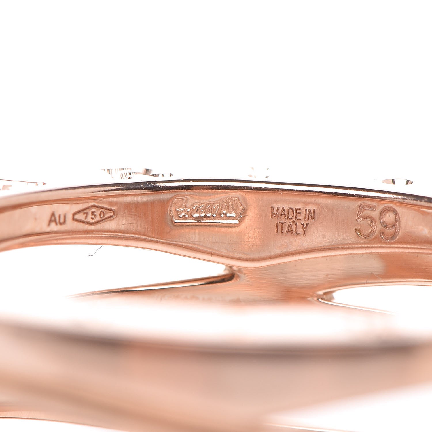 Bulgari 18K Rose Gold B.Zero1 Legend Four-Band Ring 59 8.75 6 of 6