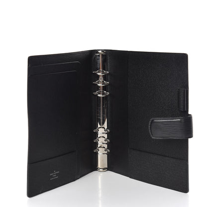 Louis Vuitton Epi Large Ring Agenda Black 5 of 6
