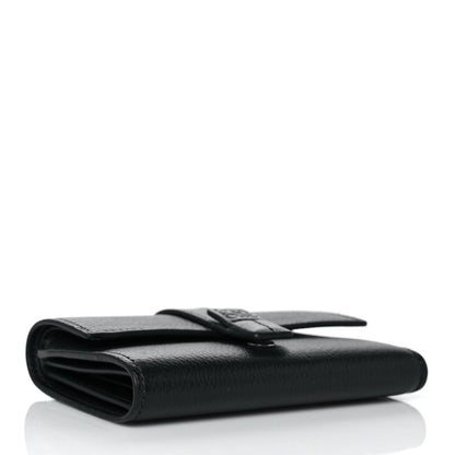 Loewe Grained Calfskin Small Vertical Wallet Black 4 of 9