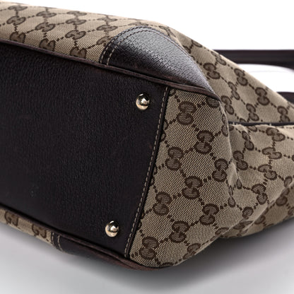 Gucci Monogram Medium Princy Tote Dark Brown 10 of 13