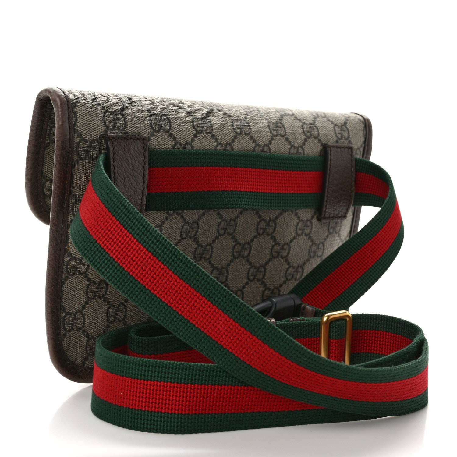 Gucci GG Supreme Monogram Neo Vintage Web Belt Bag Brown 3 of 9