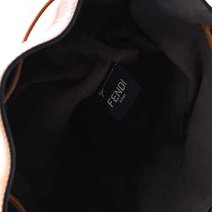 Fendi Vitello Grace Matte F is Fendi Grande Mon Tresor Bucket Bag Nocciola 9 of 13
