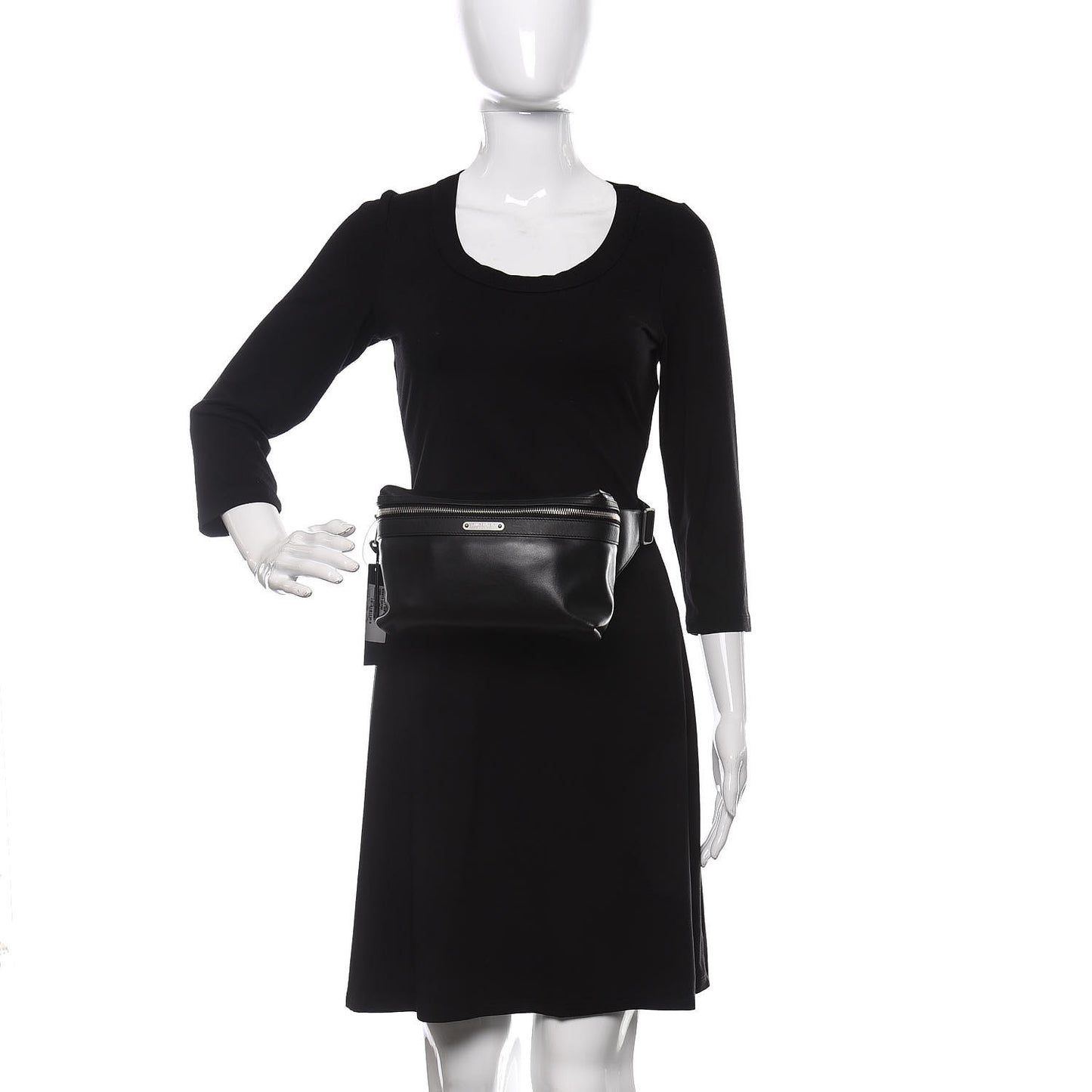 Calfskin City Belt Bag Black