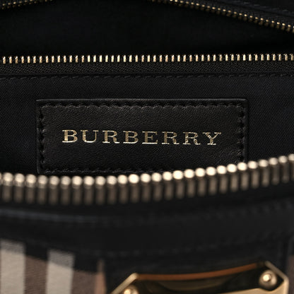 Burberry Haymarket Check Small Gladstone Black 6 of 10
