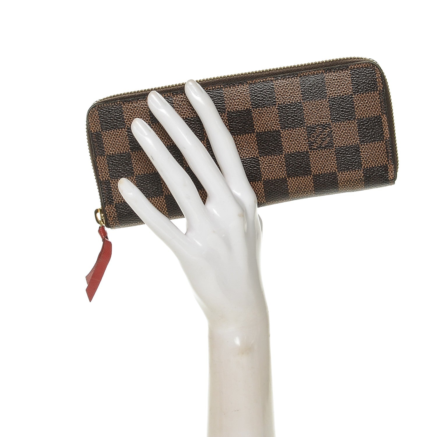 Louis Vuitton Damier Ebene Clemence Wallet 2 of 7