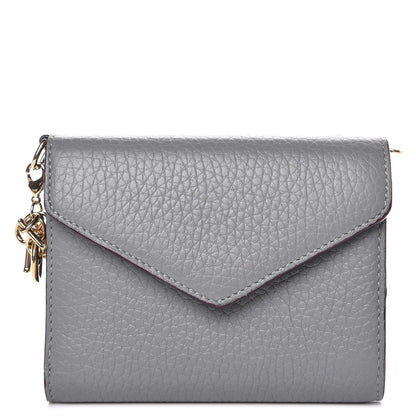 Christian Dior Bullcalf Diorissimo Medium Envelope Wallet Gris 1 of 8