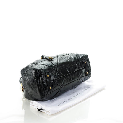 Marc Jacobs Calfskin Patchwork Stam Black 4 of 8
