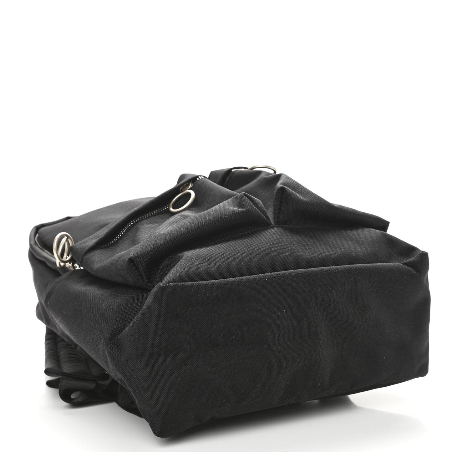 Canvas Quote Backpack Black