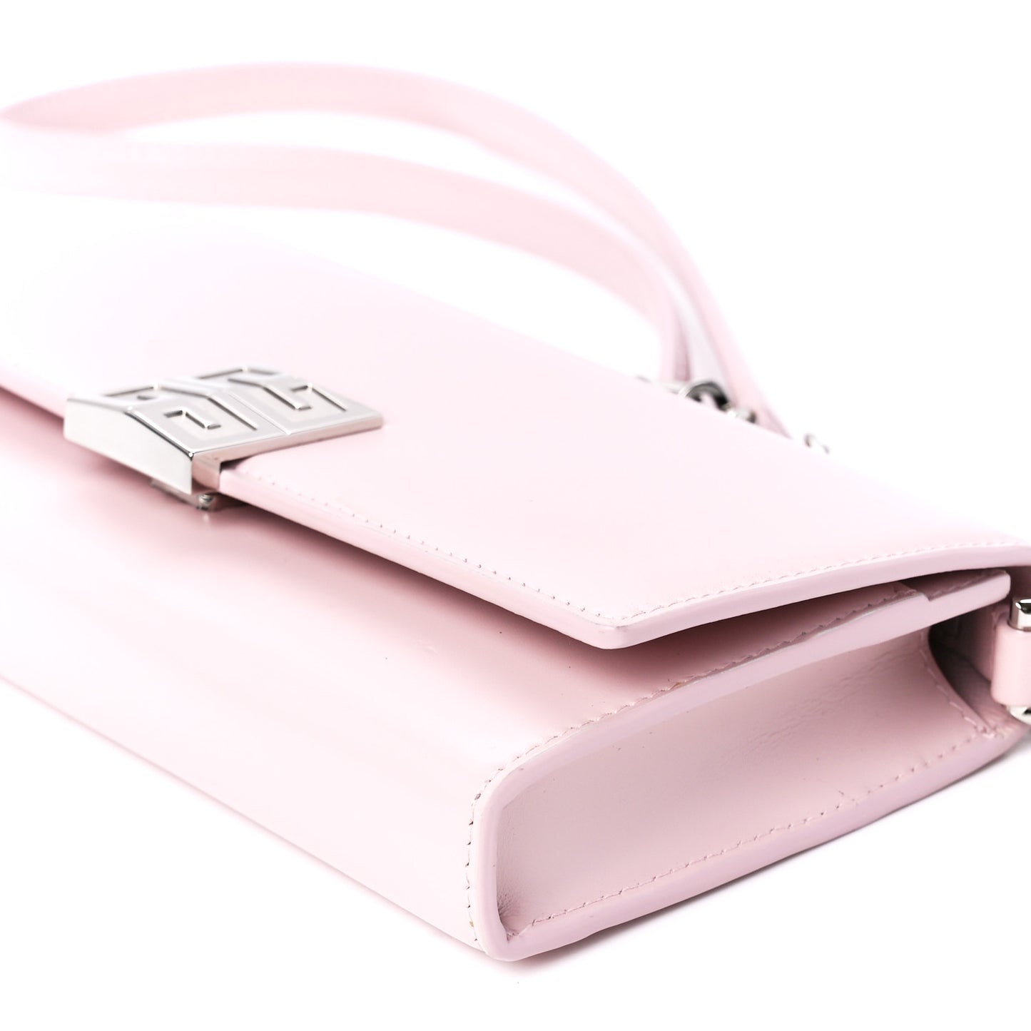 Box Calfskin 4G Wallet on Chain Pale Pink