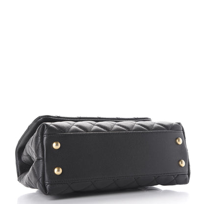 Chanel Caviar Quilted Mini Coco Handle Flap Black 3 of 9