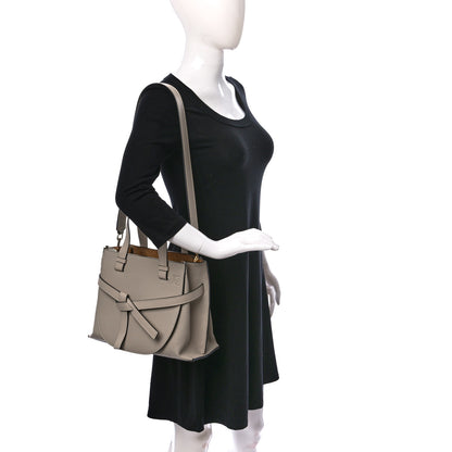 Loewe Calfskin Small Gate Tote Beige 2 of 8