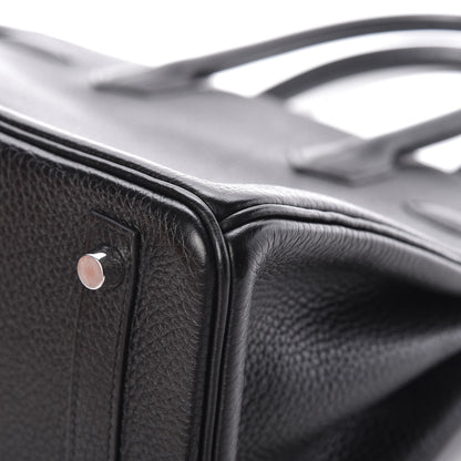 Hermes Taurillon Clemence Birkin 30 Black 16 of 18