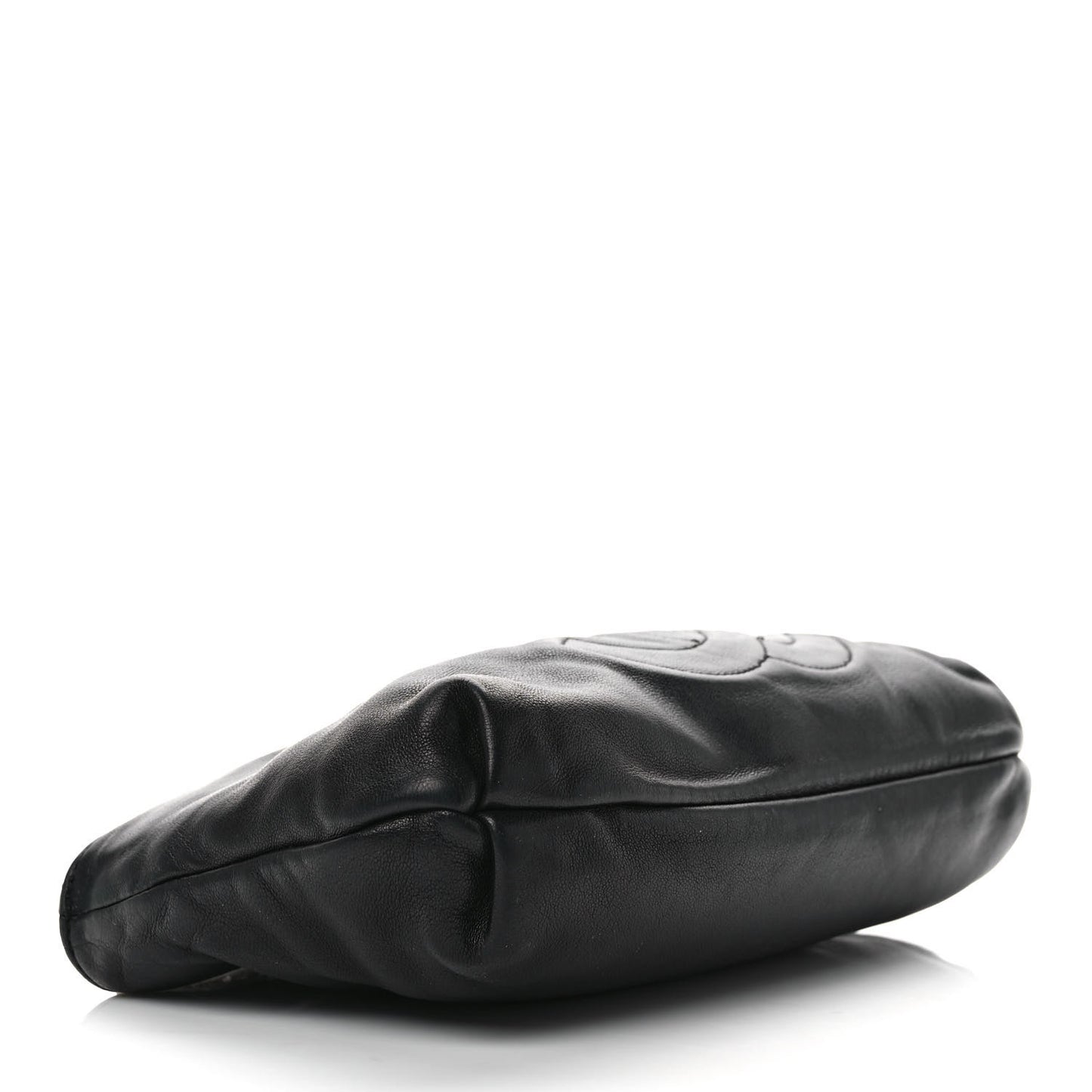 Lambskin Soft Chain Pochette Black