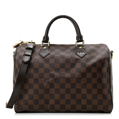 Louis Vuitton Damier Ebene Speedy Bandouliere 30 1 of 11