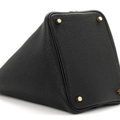 Hermes Taurillon Clemence Picotin Lock 18 PM Black 9 of 11