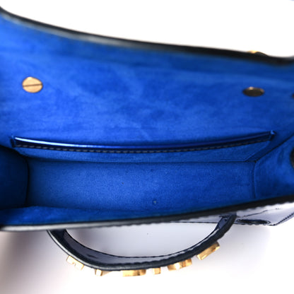 Christian Dior Metallic Calfskin J'Adior Mini Chain Flap Bag Blue 5 of 8