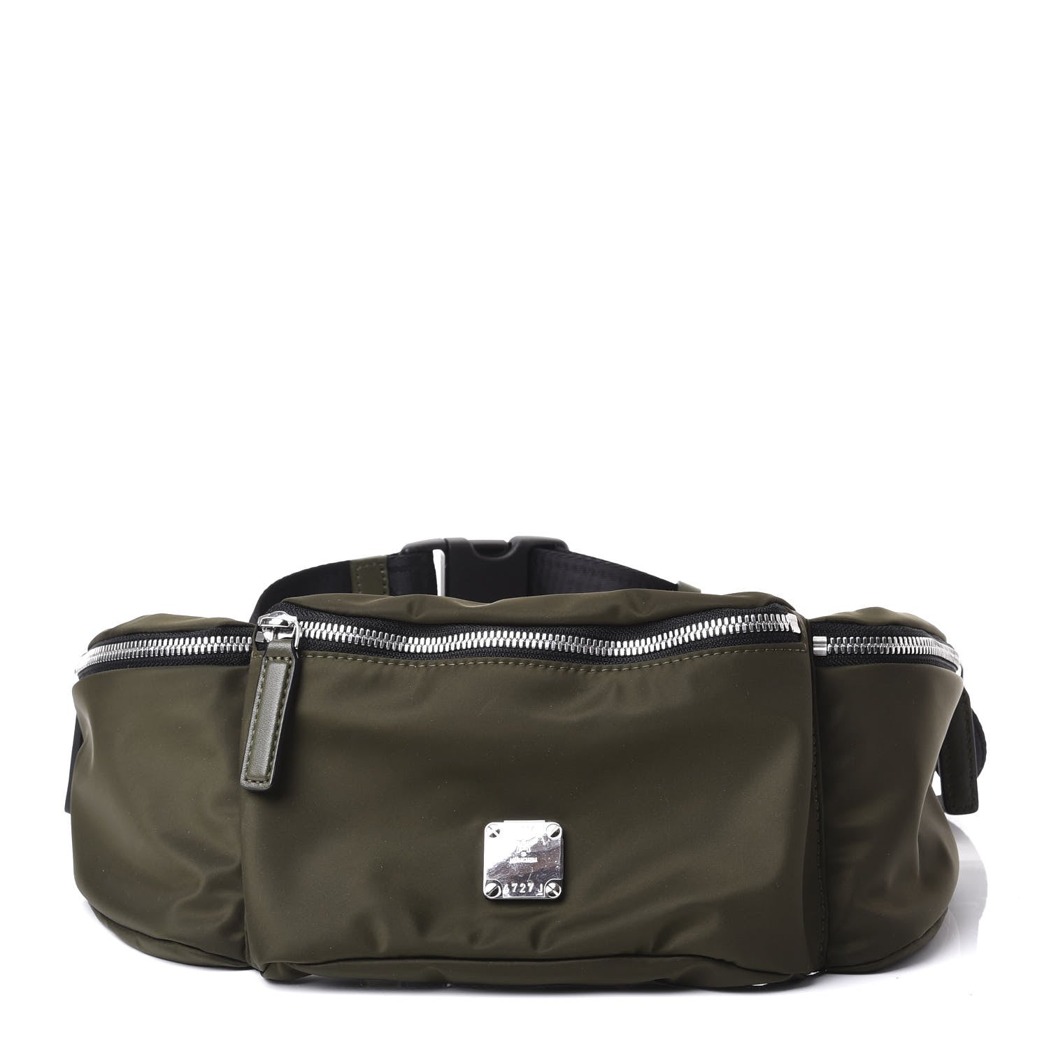 MCM Nylon Jemison Belt Bag Loden Green 1 of 9