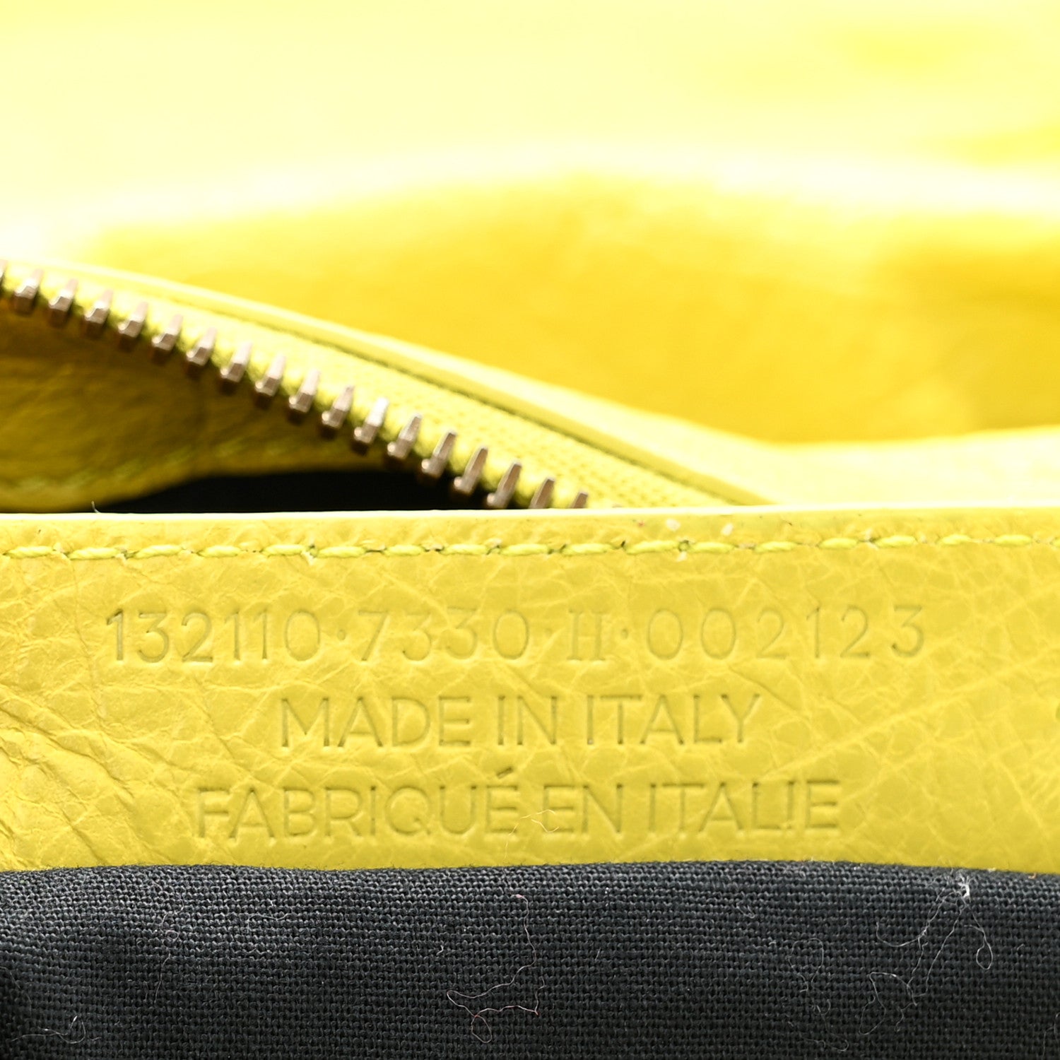 Balenciaga Agneau Classic Hardware Work Jaune Poussin 7 of 10