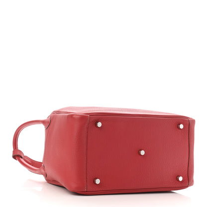 Hermes Taurillon Clemence Lindy 30 Rouge Casaque 6 of 19