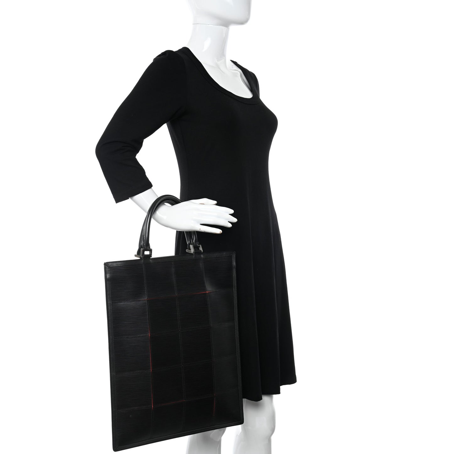 Epi Stretch Fizz Tote Black
