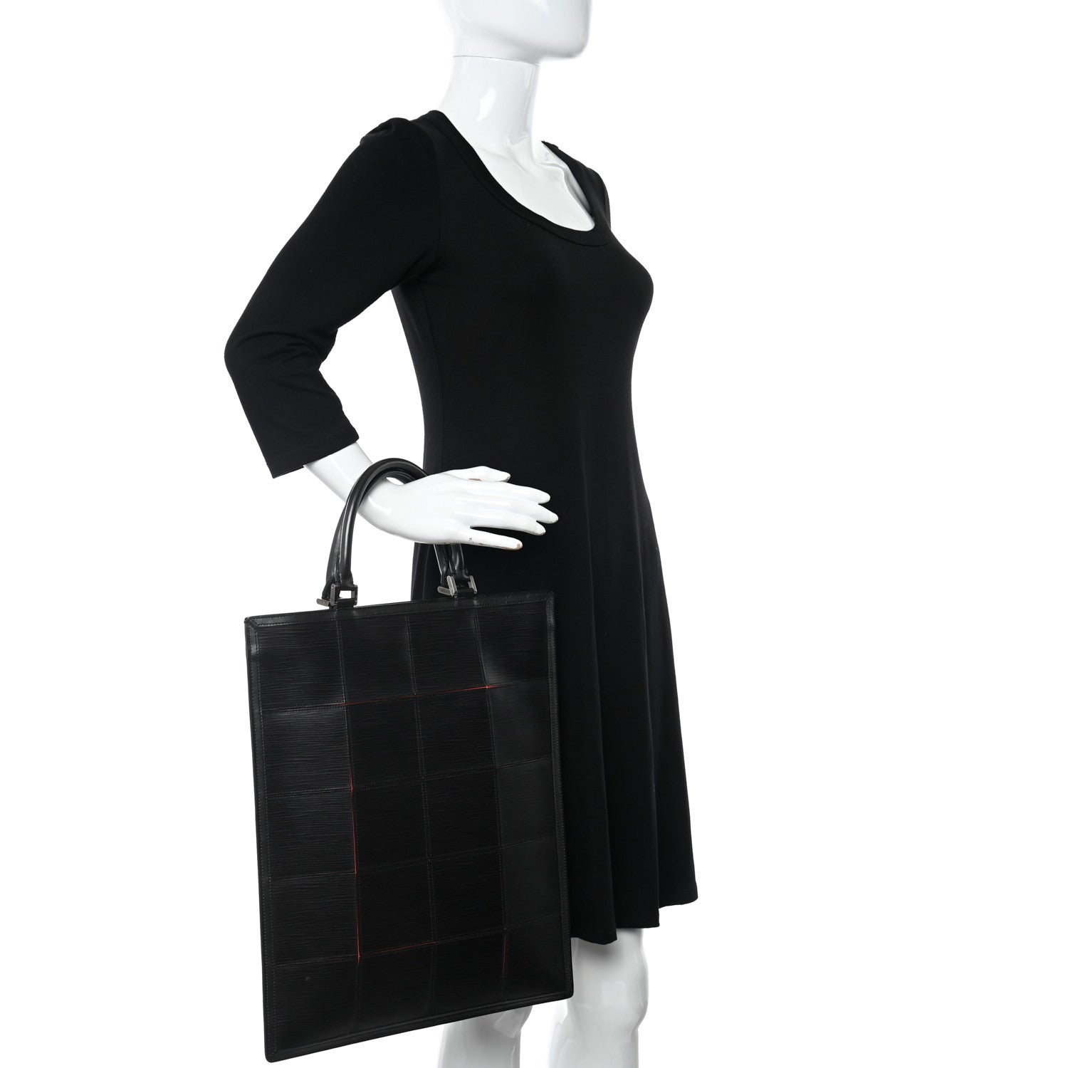 Louis Vuitton Epi Stretch Fizz Tote Black 2 of 10