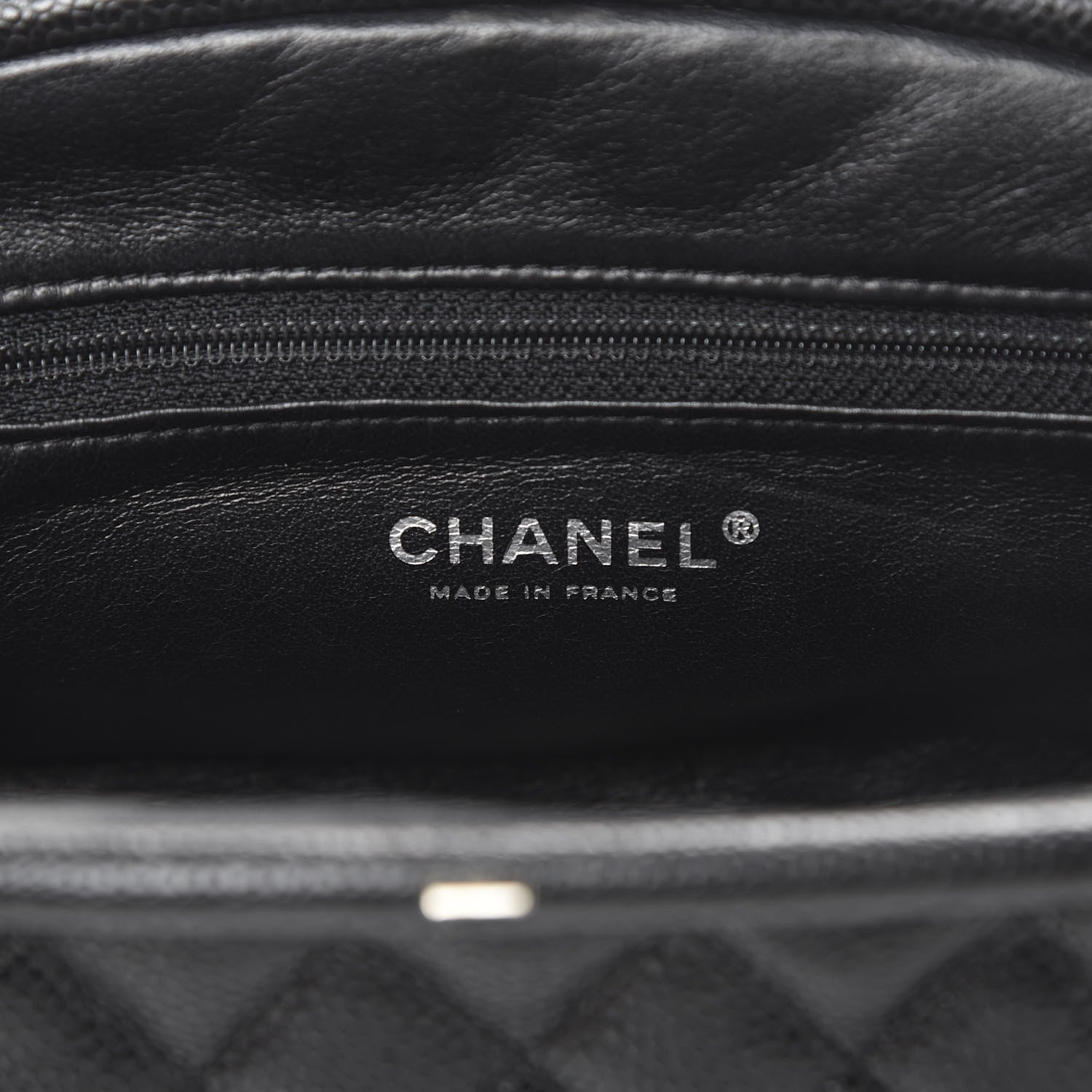 Chanel Caviar Quilted Timeless Clutch Black 5 of 10