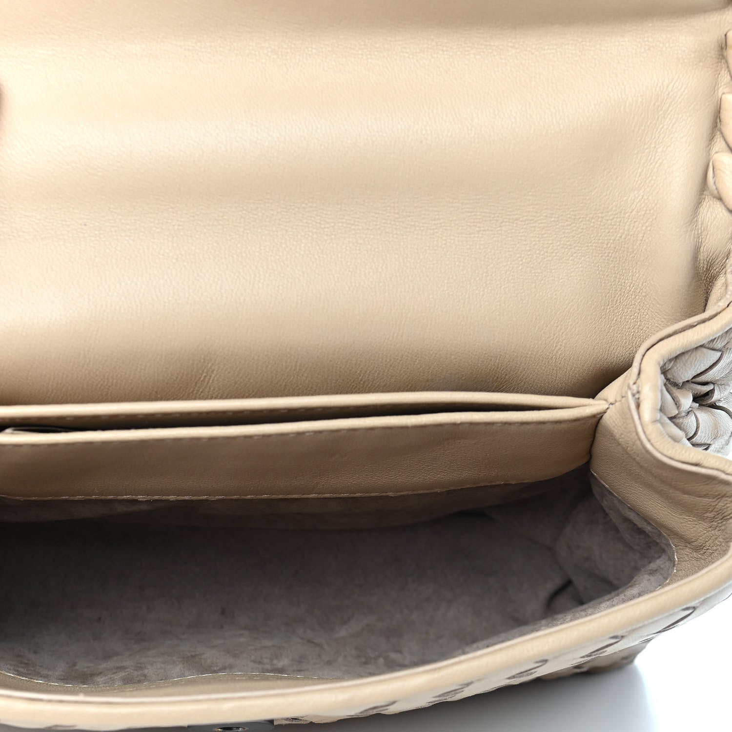 Bottega Veneta Nappa Intrecciato Baby Olimpia Shoulder Bag Mink 5 of 8