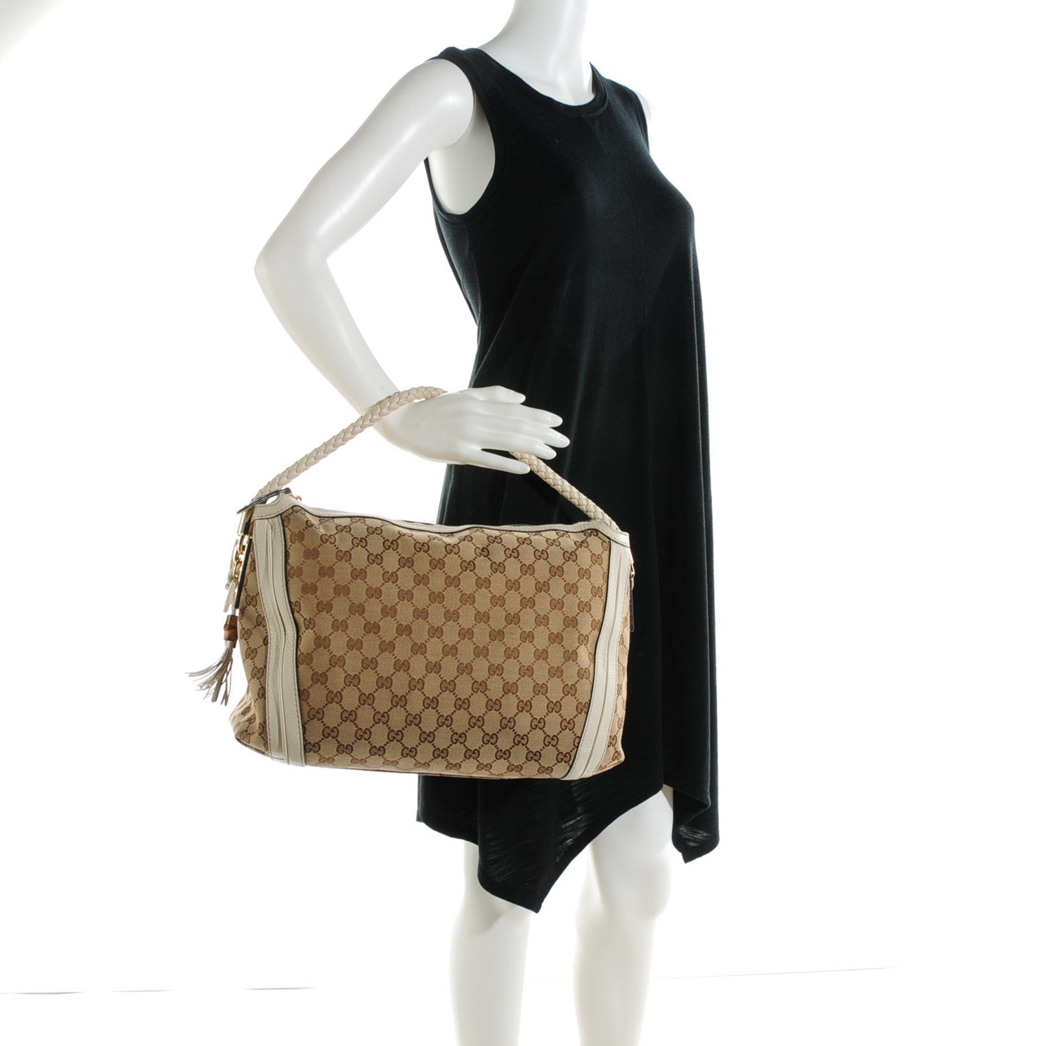 Gucci Monogram Medium Bella Hobo Off White 2 of 8