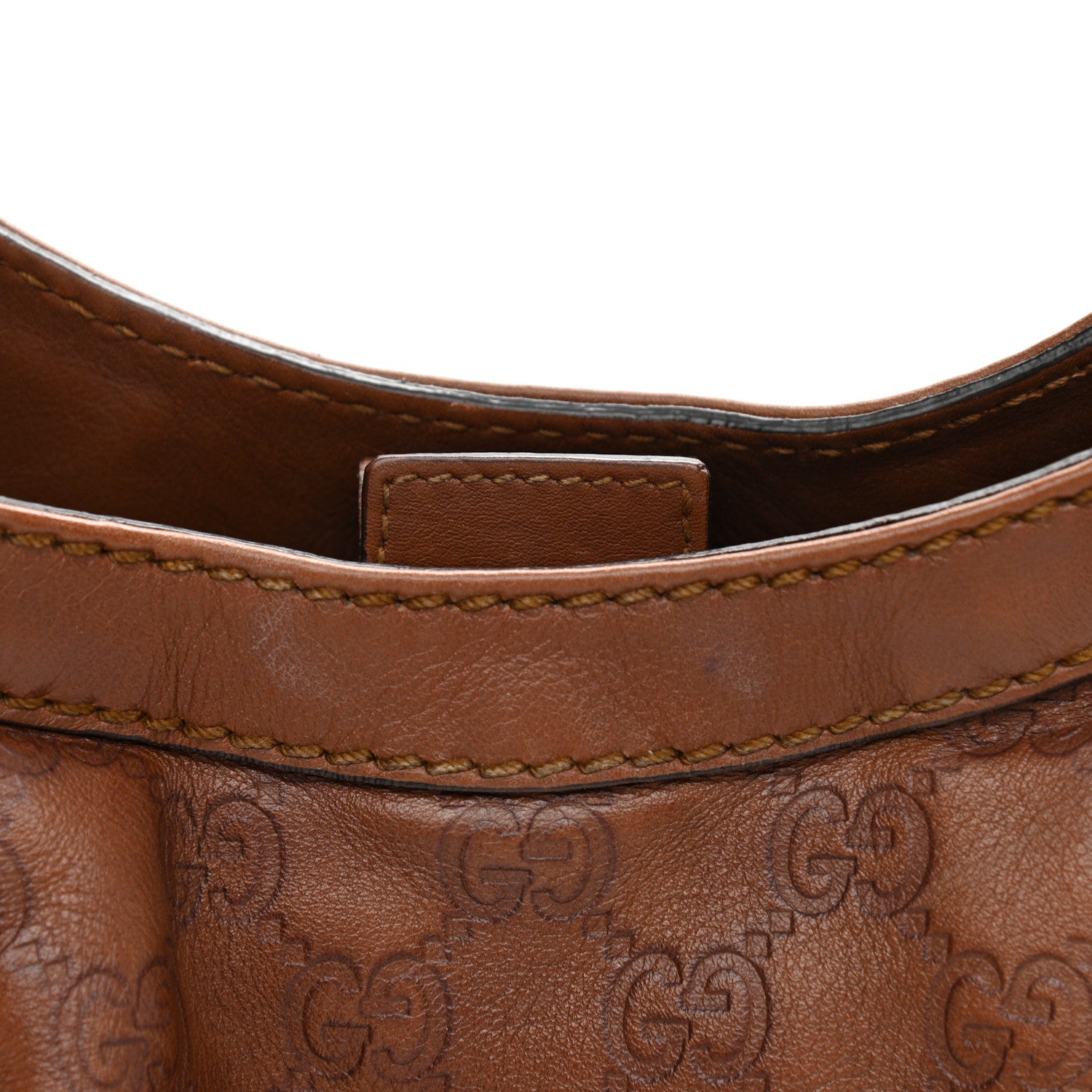 Gucci Guccissima Medium Sukey Tote Brown 15 of 16