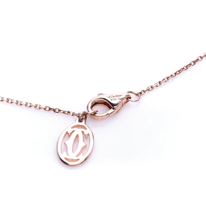 Cartier 18K Pink Gold Diamond Symbols Cross Pendant Necklace 6 of 6