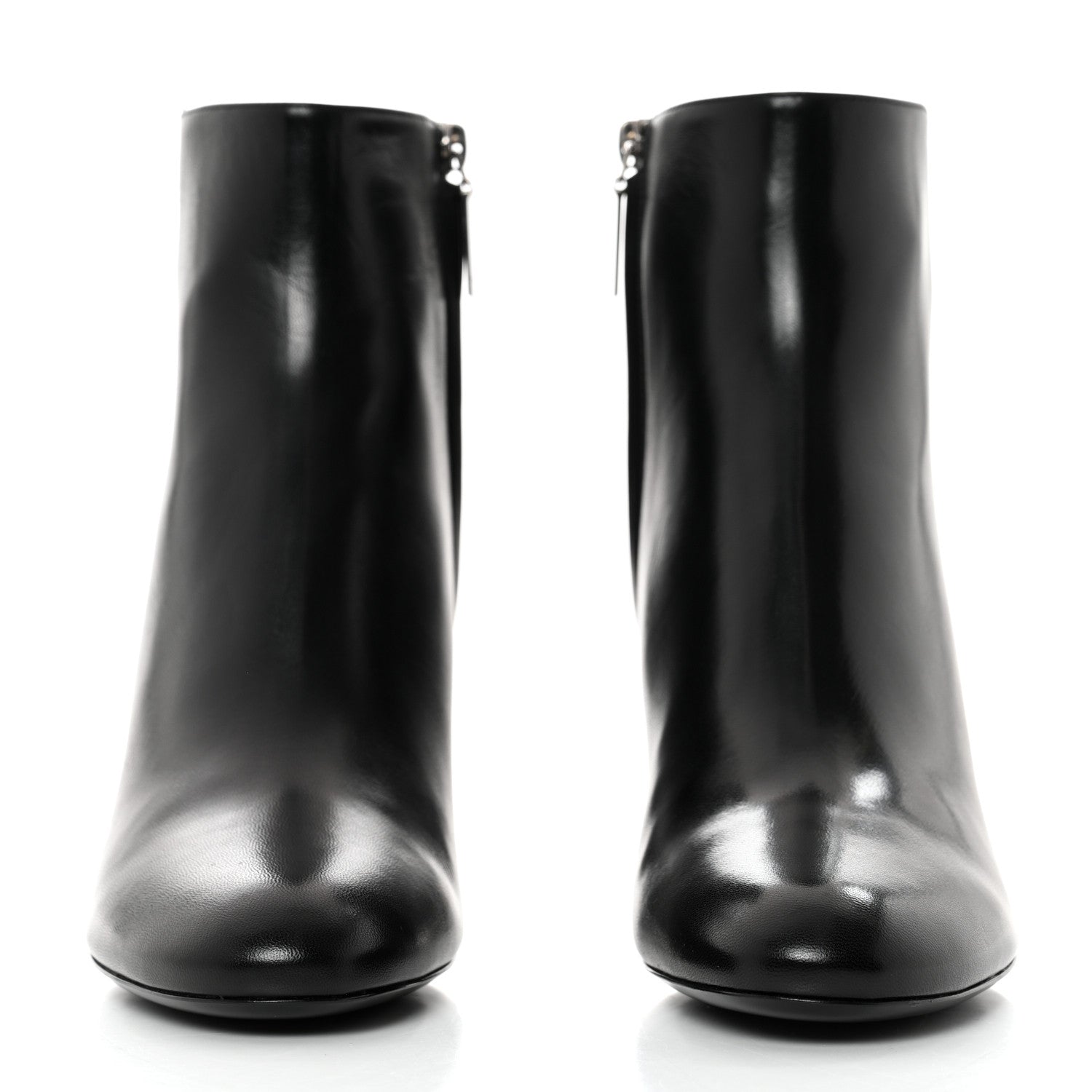 Saint Laurent Nappa Vendome Loulou Ankle Zip Boots 39.5 Black 2 of 9
