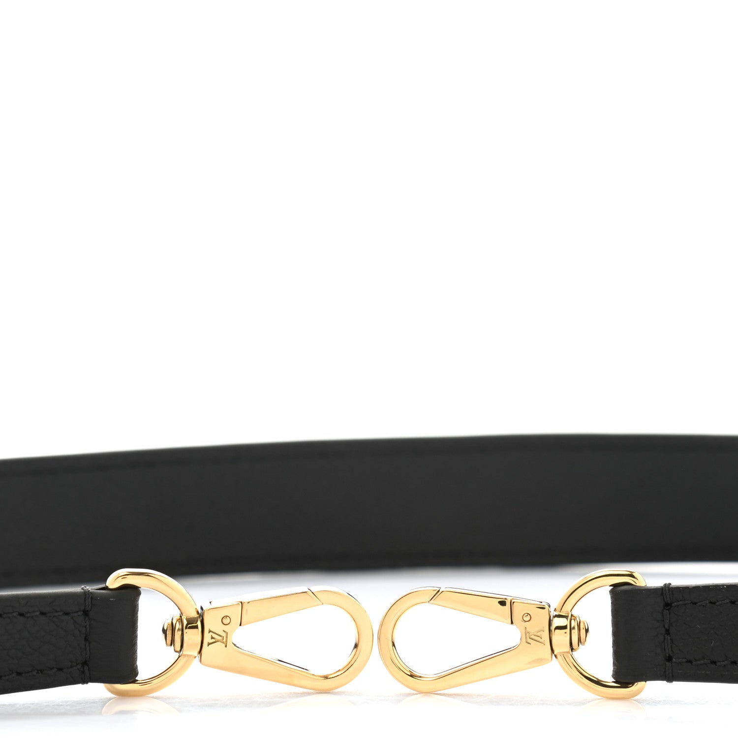 Louis Vuitton Calfskin Alma BB Shoulder Strap Black 4 of 4
