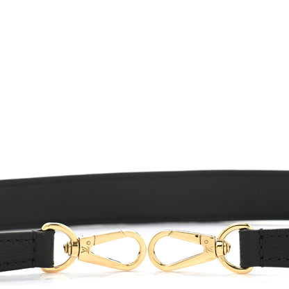 Louis Vuitton Calfskin Alma BB Shoulder Strap Black 4 of 4