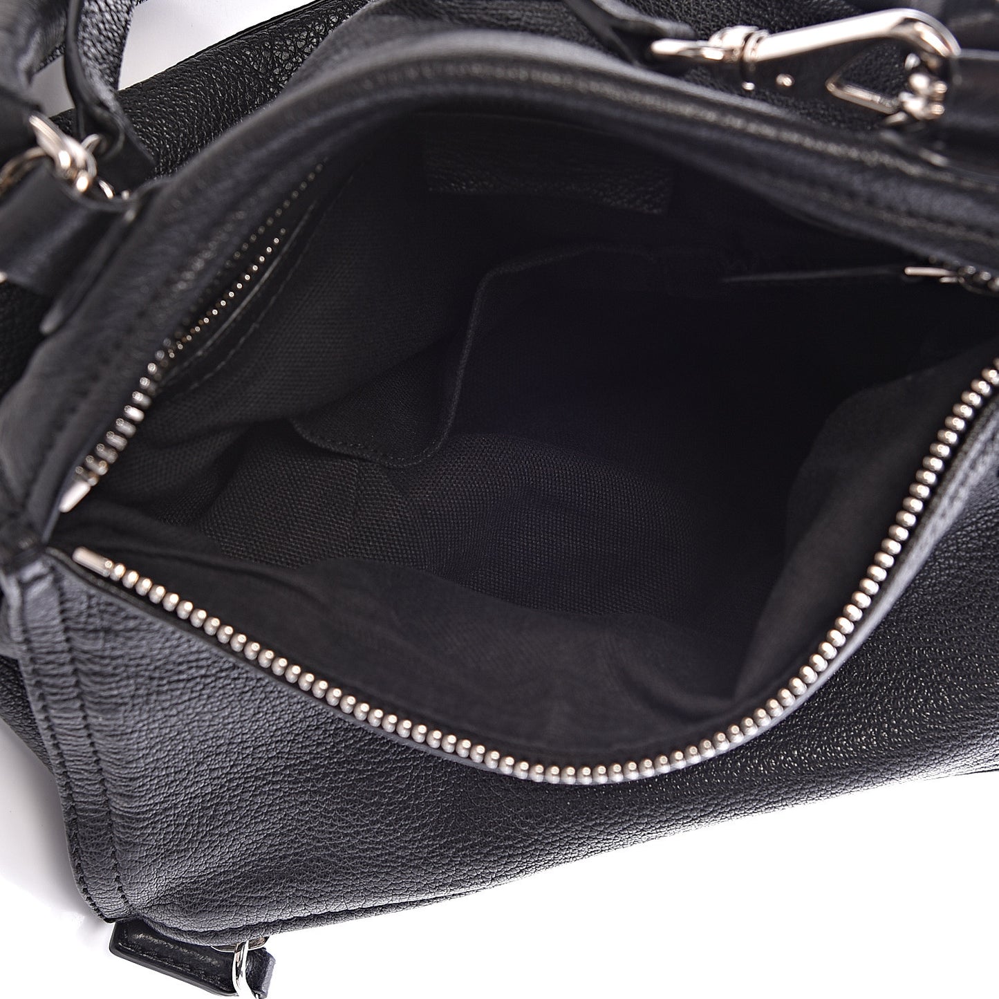 Sugar Goatskin Small Pandora Black