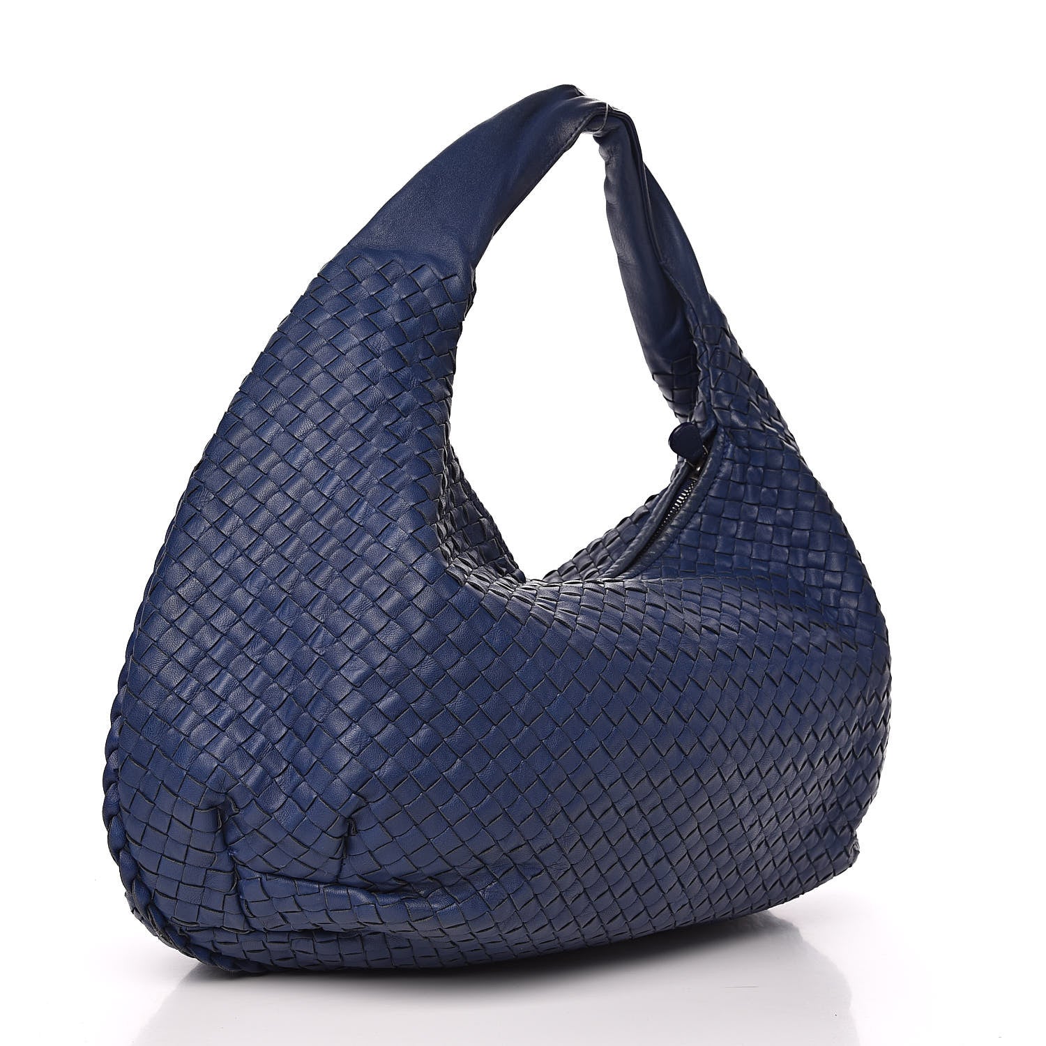 Bottega Veneta Nappa Intrecciato Large Belly Veneta Hobo Sapphire 3 of 11