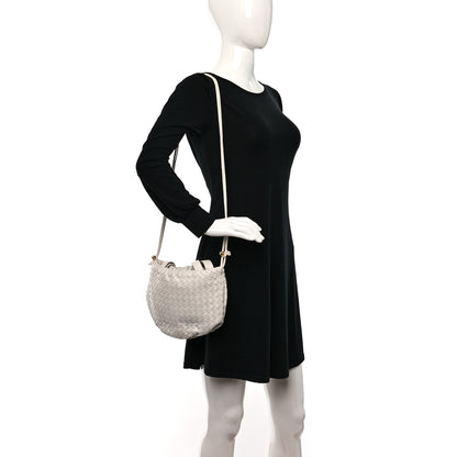 Bottega Veneta Nappa Intrecciato Small Bulb White 2 of 10