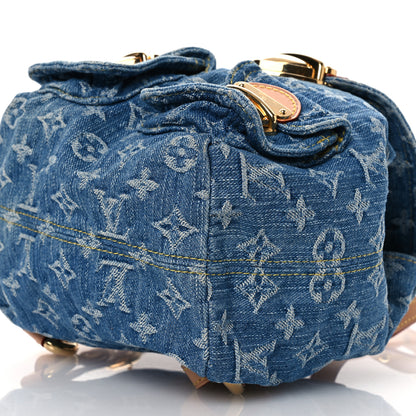 Louis Vuitton Denim Venice Backpack Blue 9 of 11