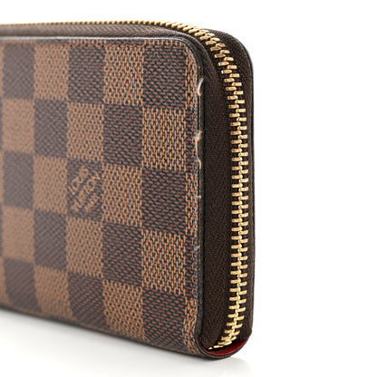 Louis Vuitton Damier Ebene Clemence Wallet Cherry 7 of 7