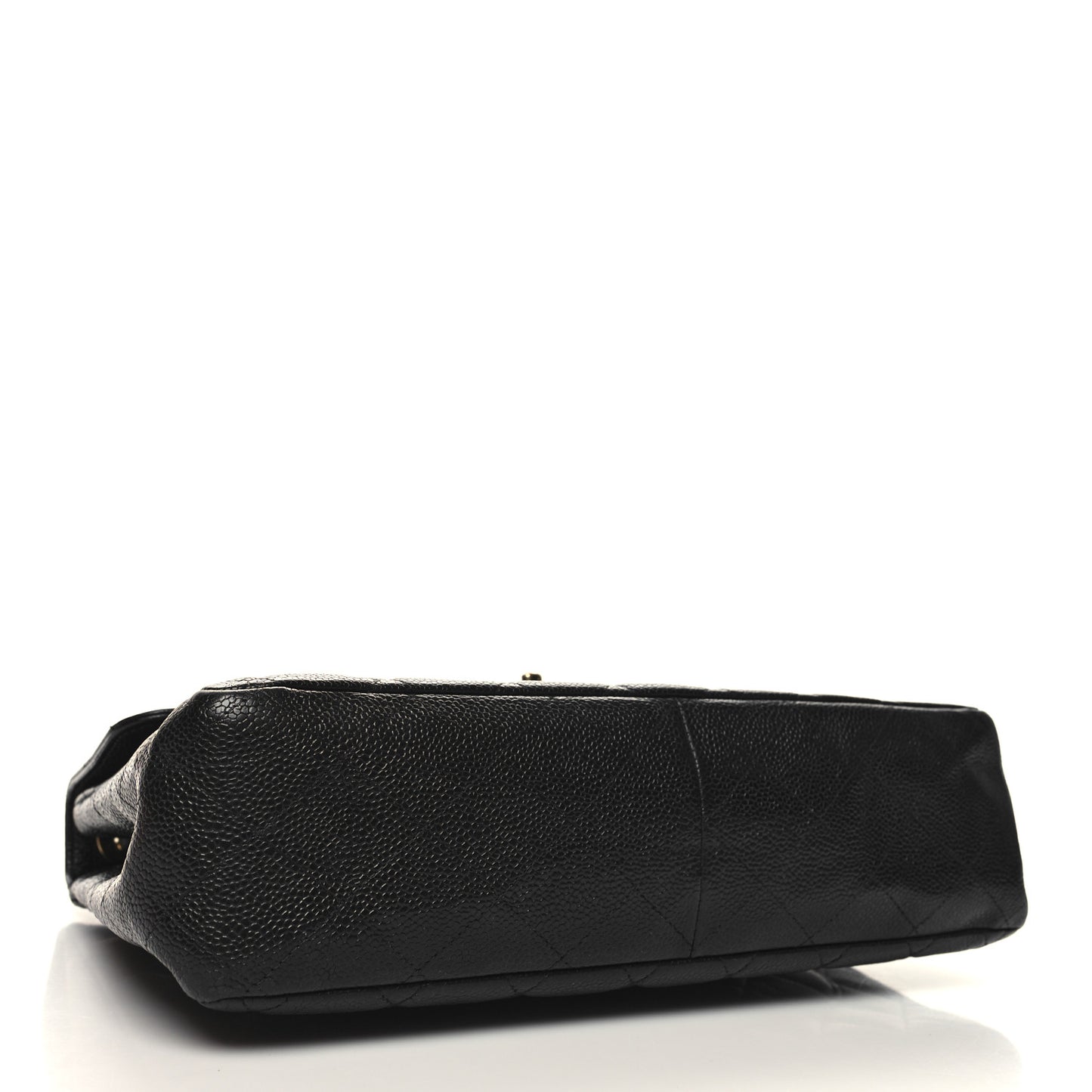 Caviar Quilted Jumbo Single Flap Black