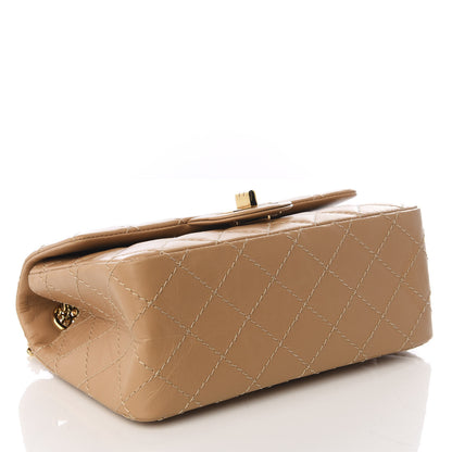 Chanel Aged Calfskin Quilted 2.55 Reissue Mini Flap Beige 3 of 9