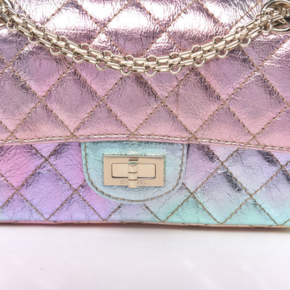 Chanel Metallic Goatskin Quilted Mini 2.55 Reissue Flap Multicolor 10 of 11